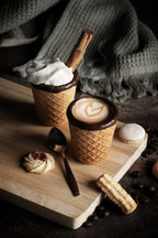 Edible coffee cup, cookie cups, edible cups
