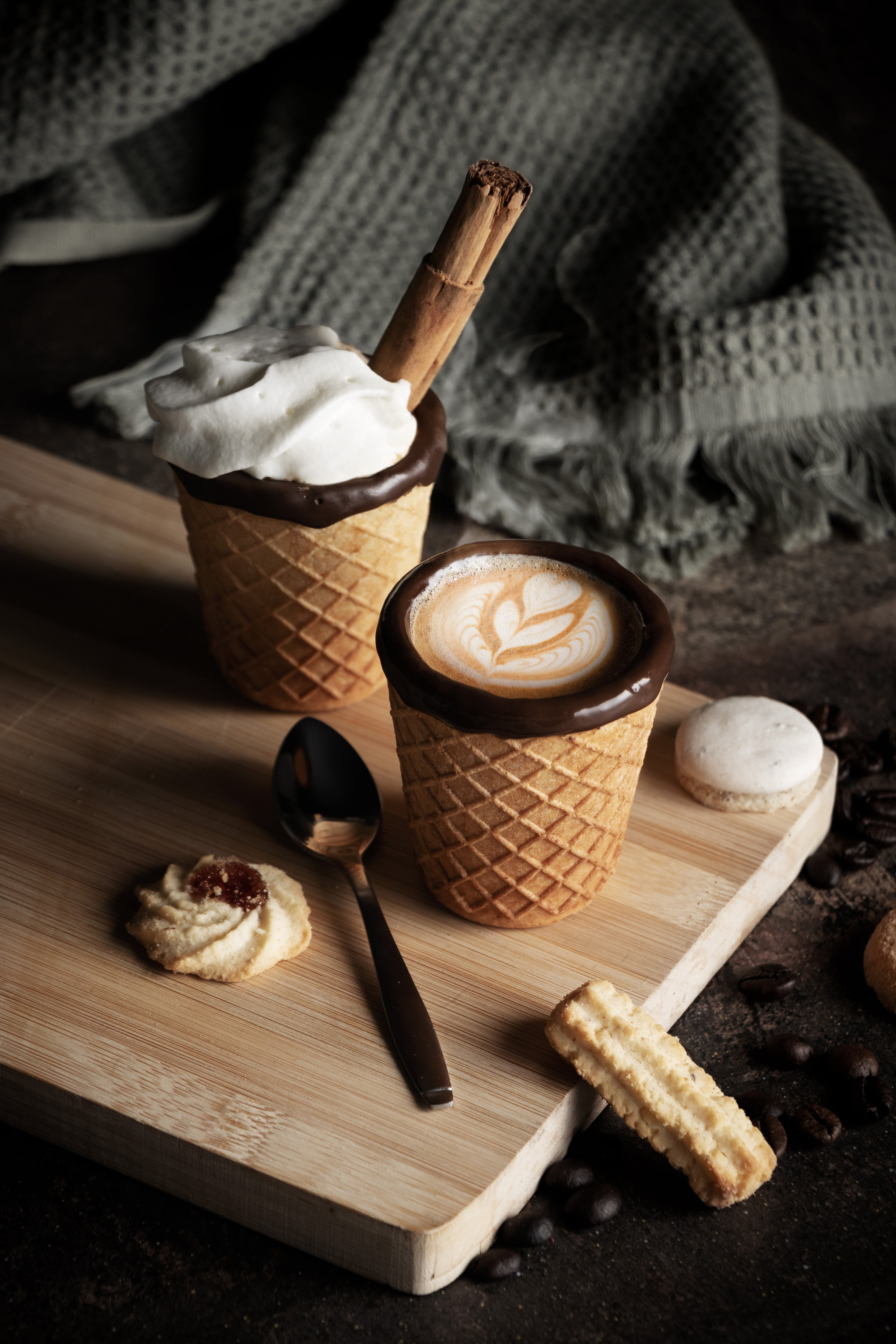 Edible coffee cup, cookie cups, edible cups
